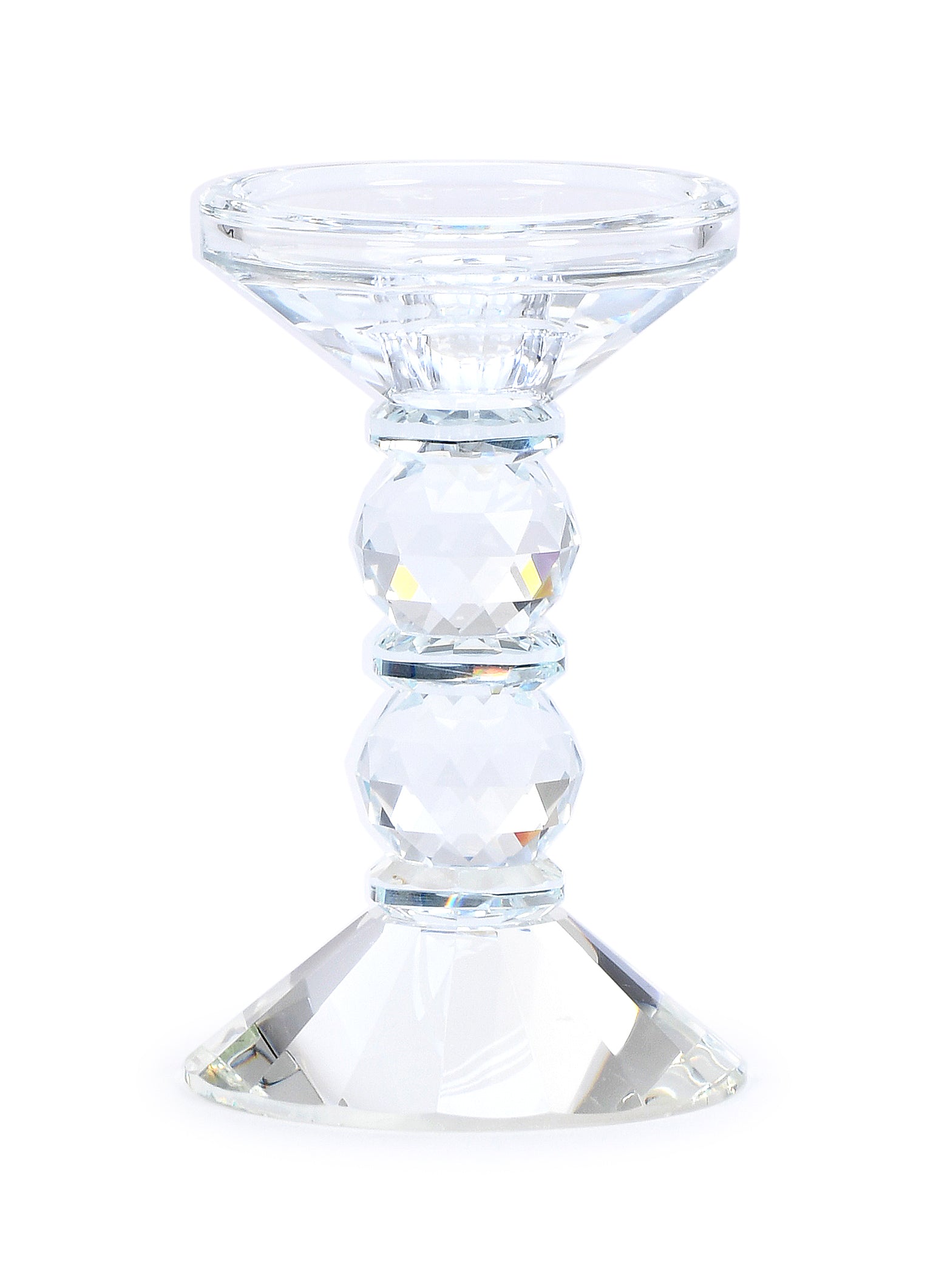 Crystal Candle Holder. 16 cm