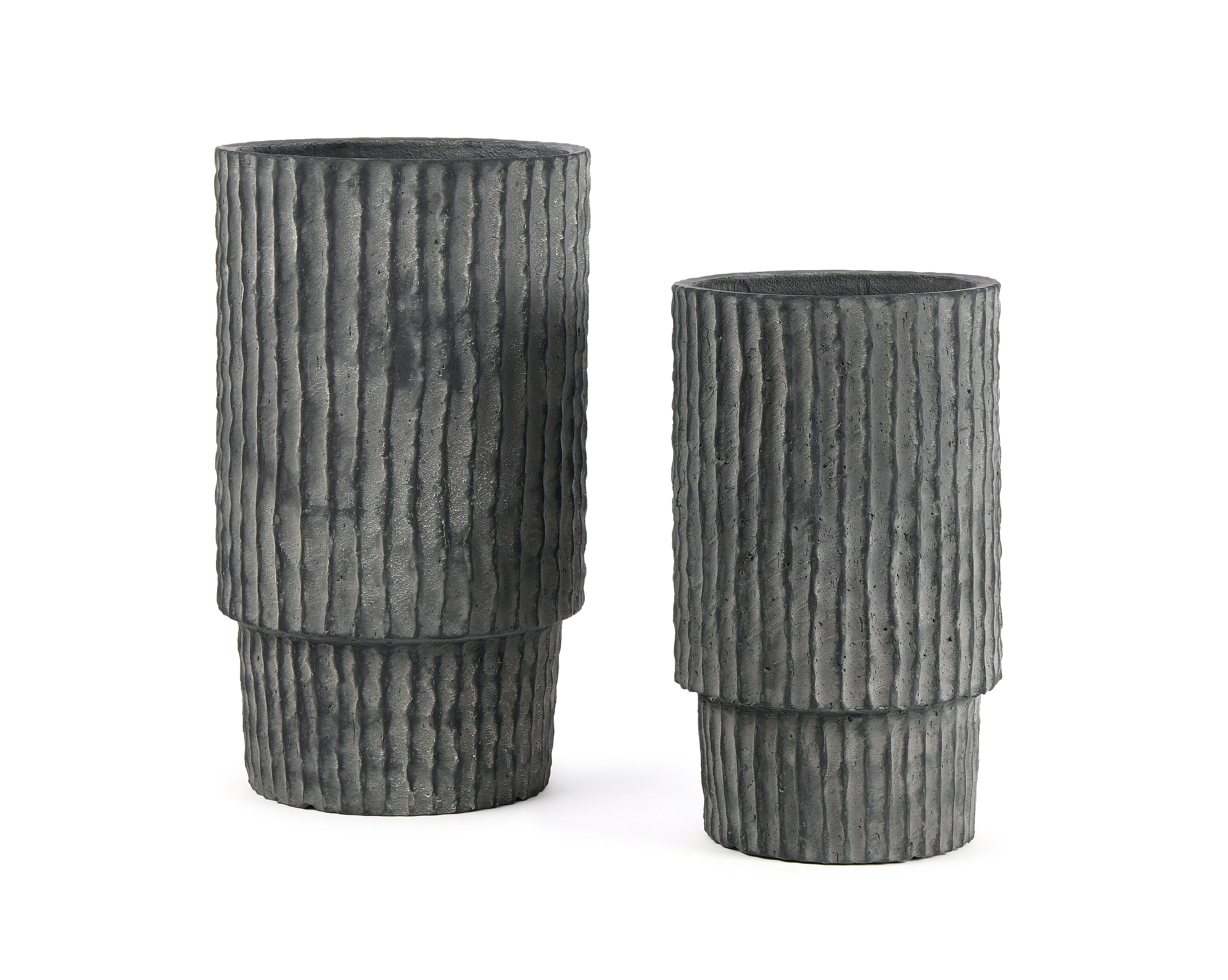 Planter. Charcoal Gray