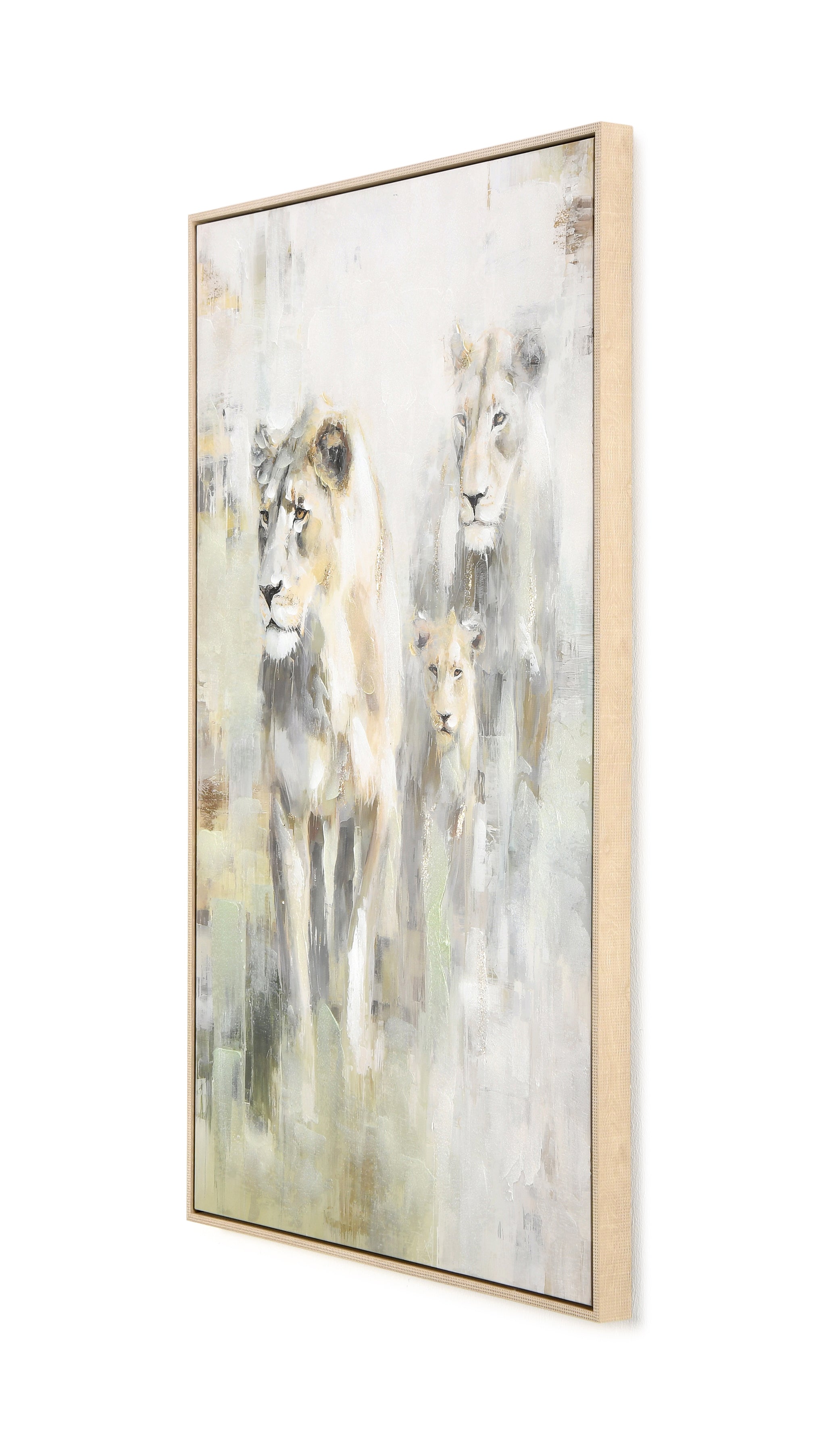 Lions. 83x123 cm