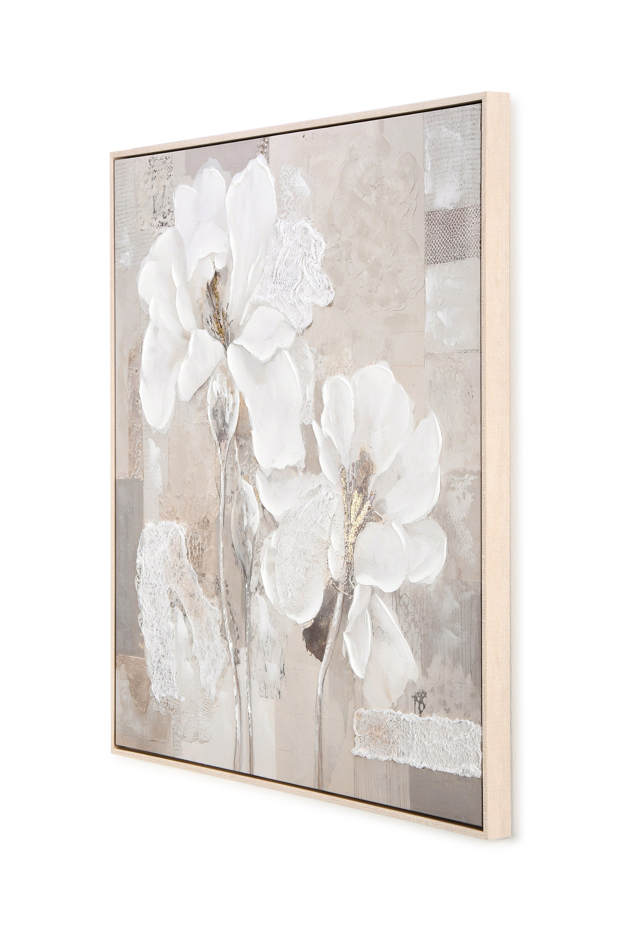 Flowers in Bloom. 103x103 cm