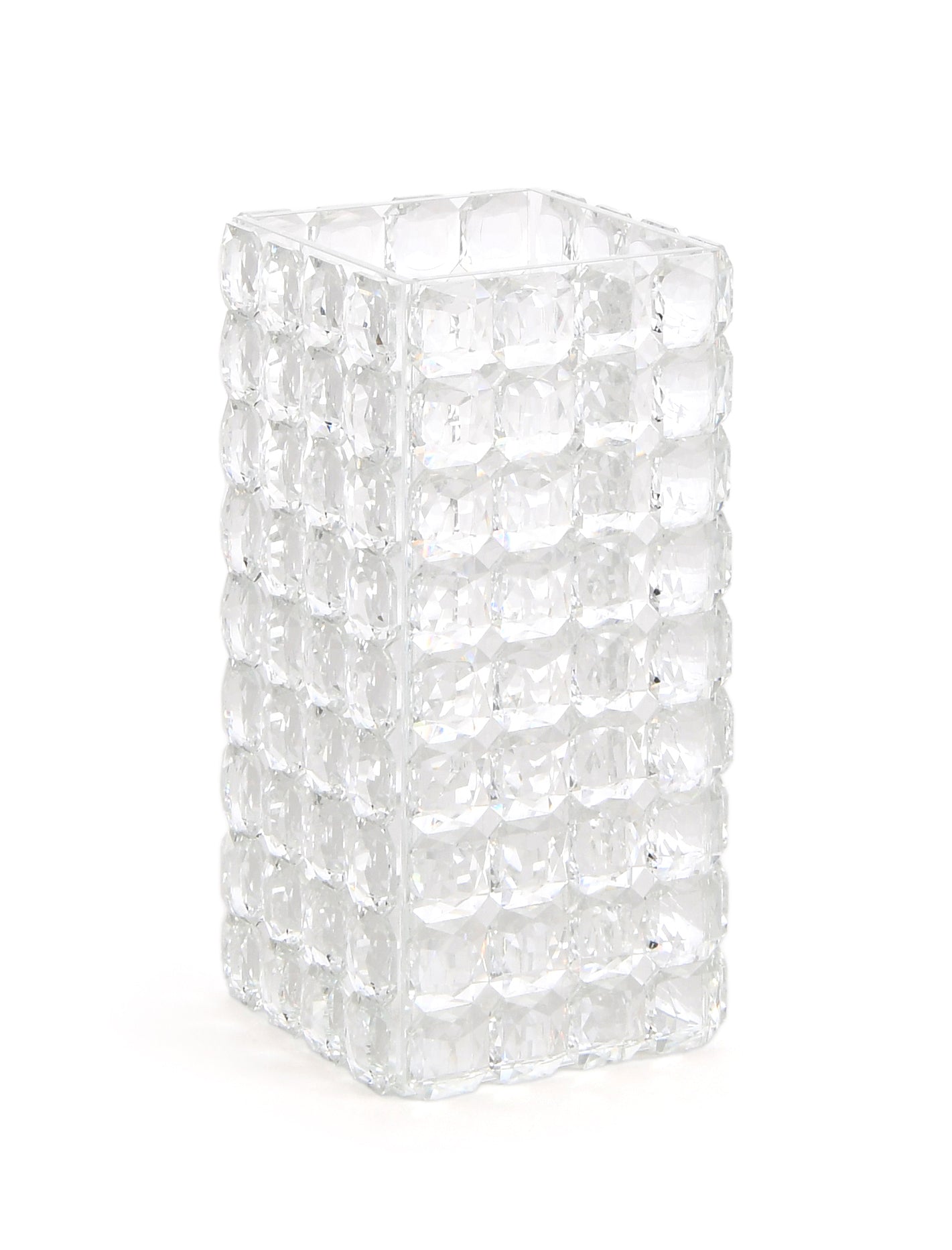 Crystal Vase & Hurricane 20 cm