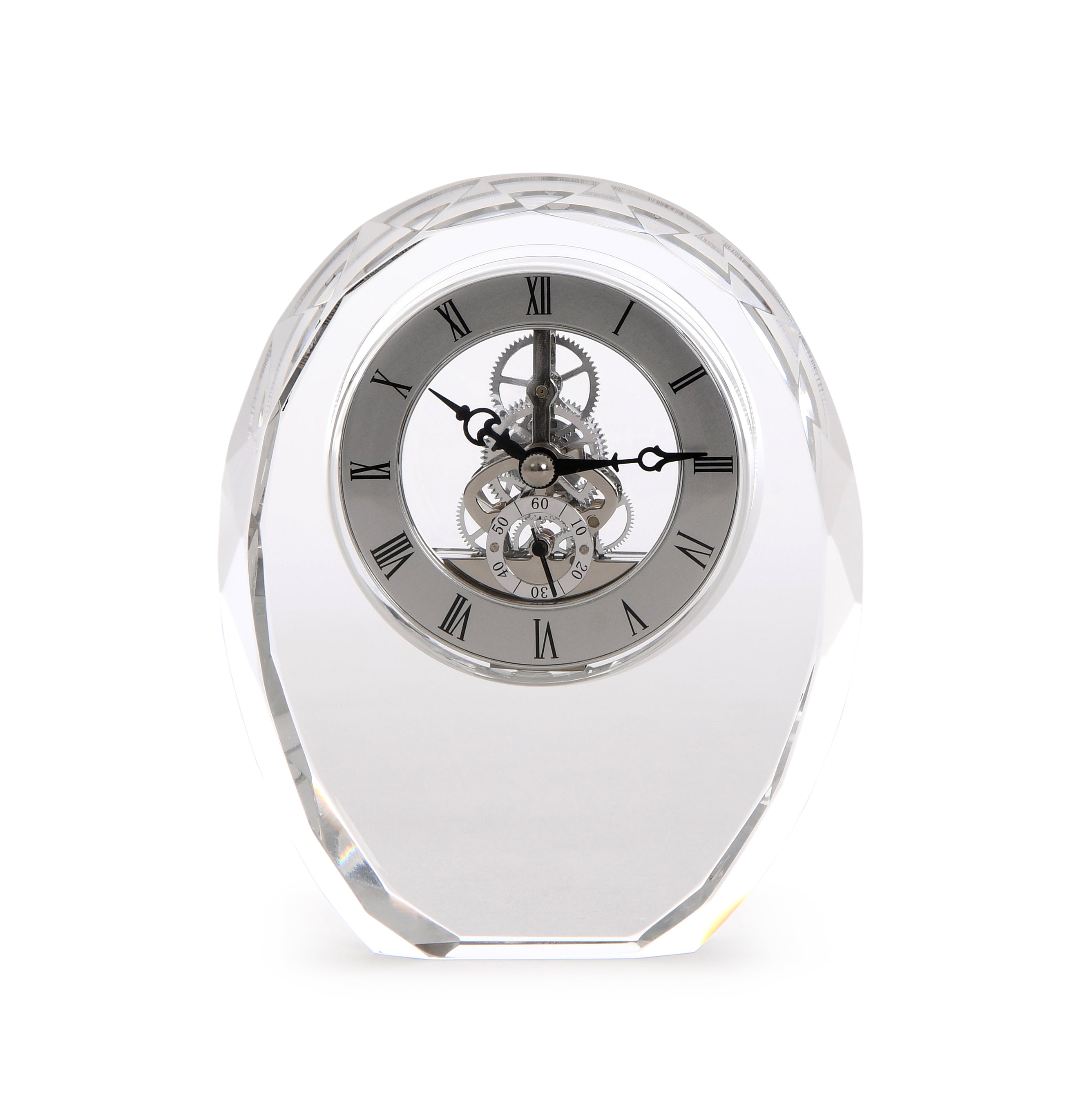 Crystal Clock. Oval