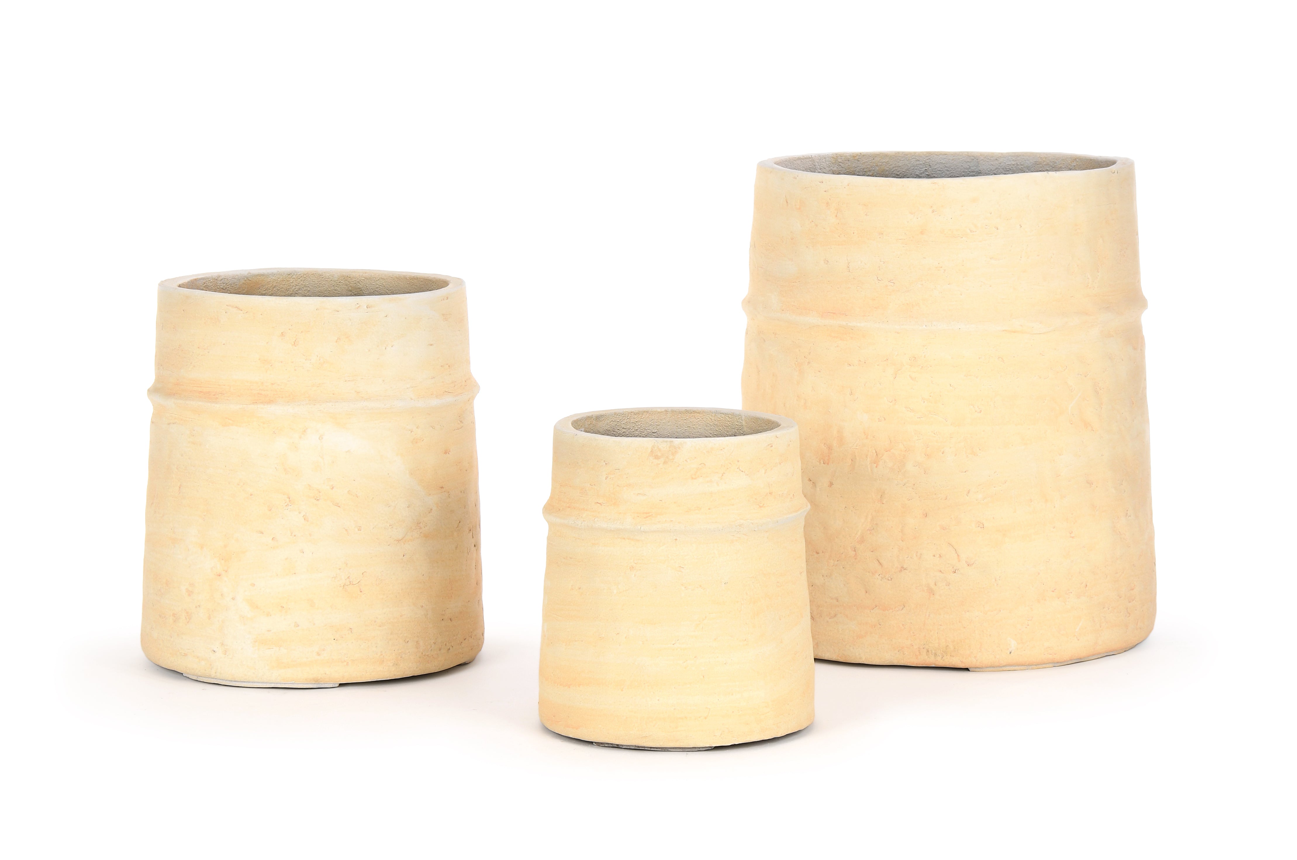 Planter. Light Yellow