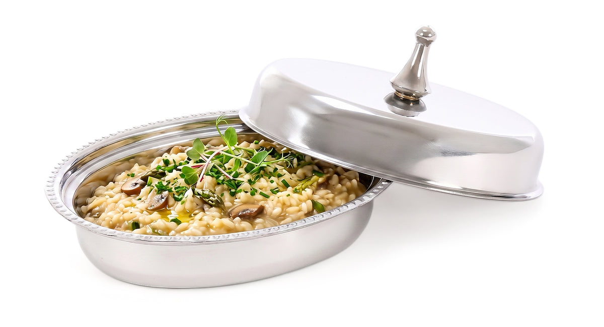 Oval Dish Server with Lid