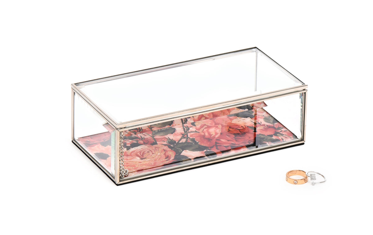 Glass Jewelry  Box