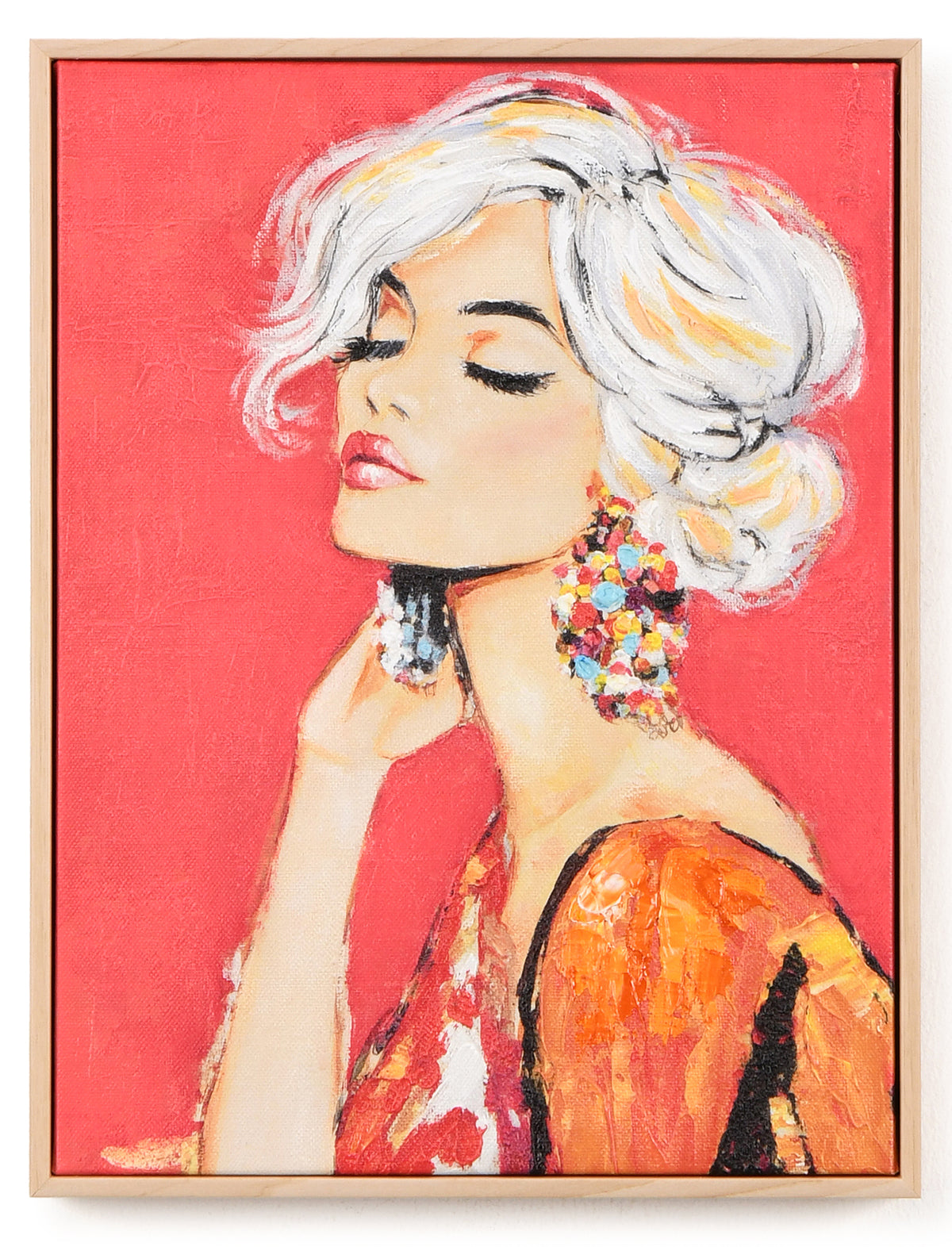 The Jeweled Gaze. 30x40 cm.