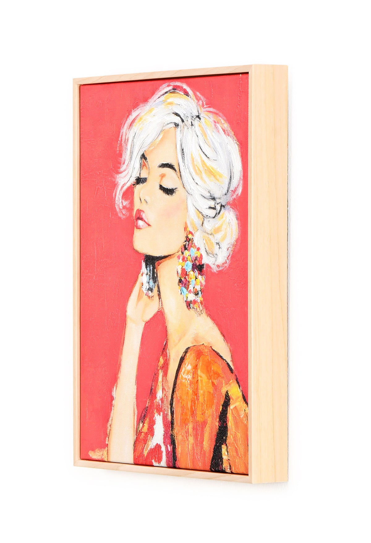 The Jeweled Gaze. 30x40 cm.