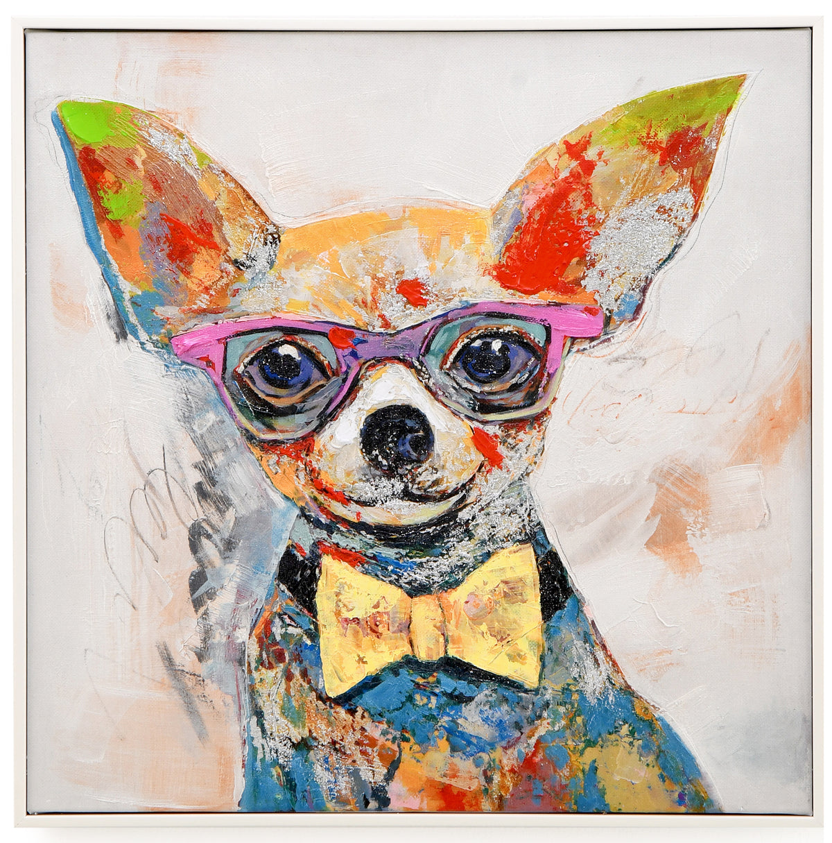The Dapper Doggo. 50x50 cm.