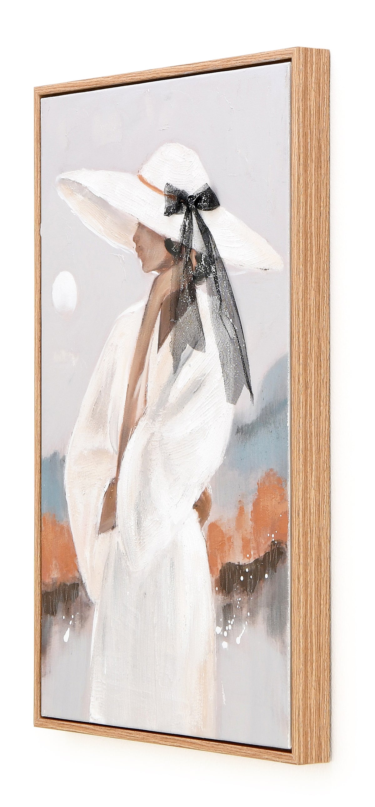 Daydreaming in White. 43x63 cm.