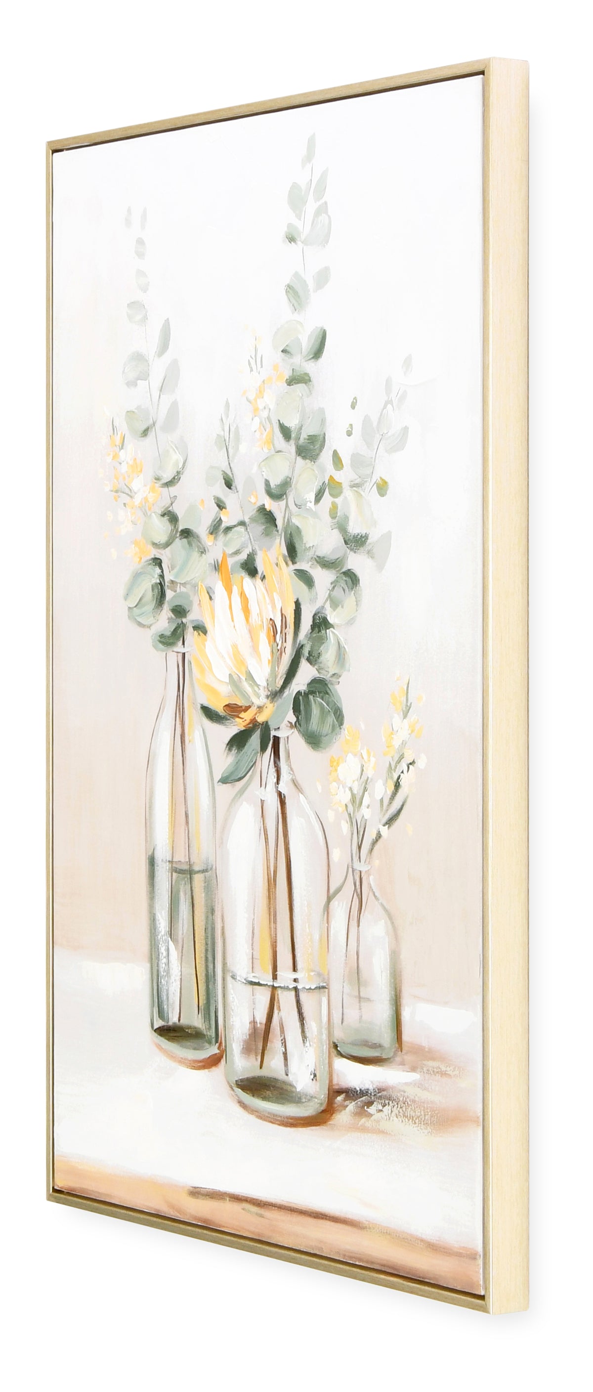 Glass and Greenery. 63x93 cm.