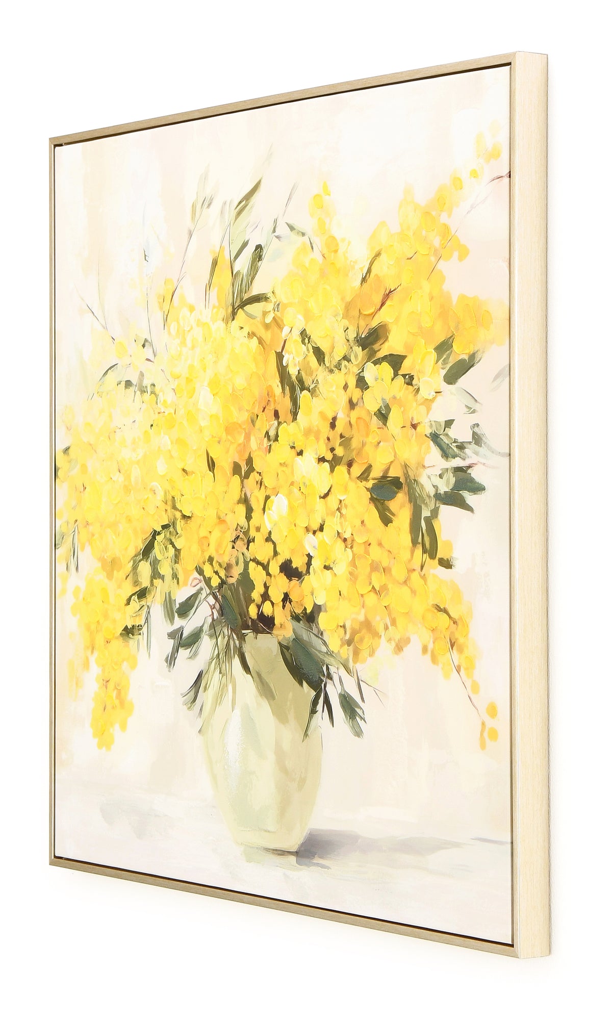 Morning Light in Bloom. 83x83 cm.