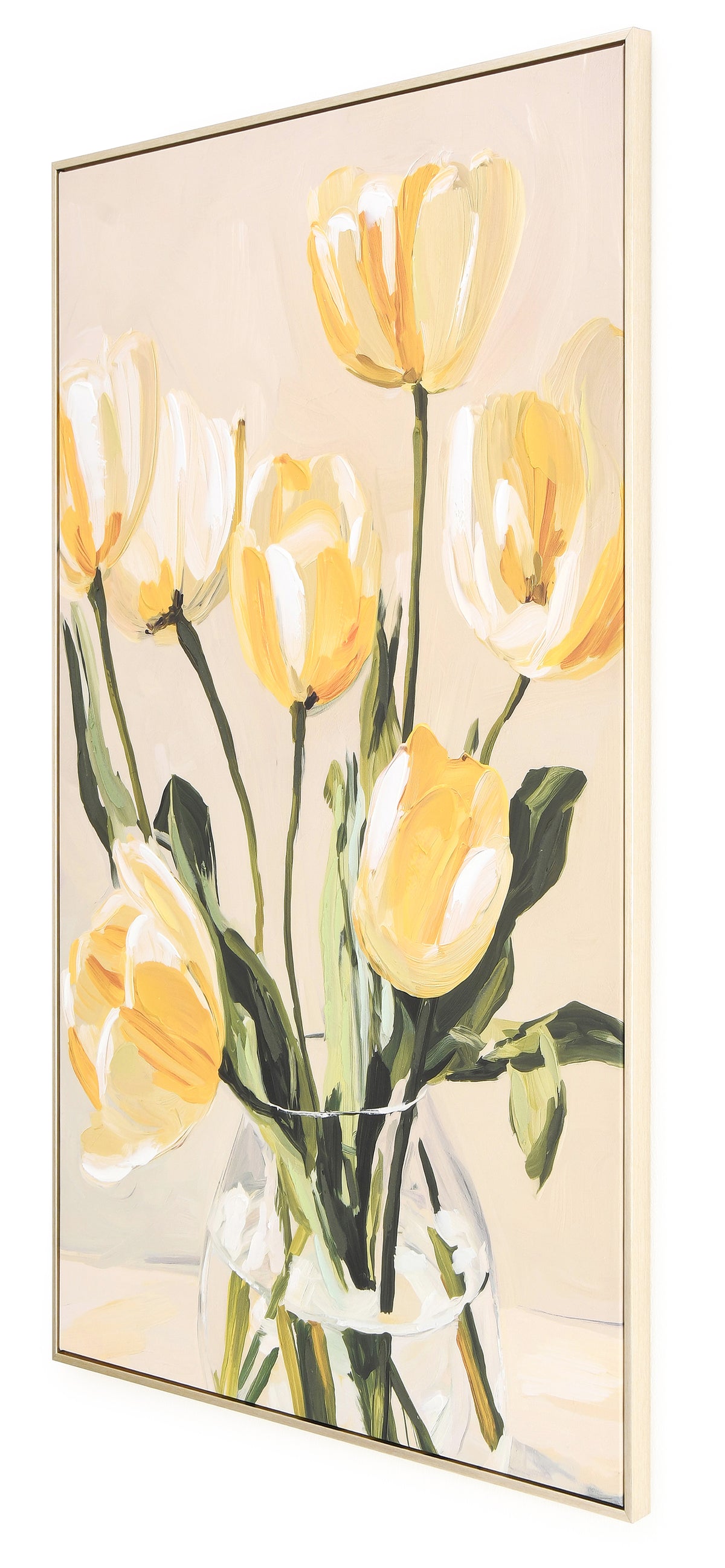 Sun-Kissed Tulips. 83x123 cm.