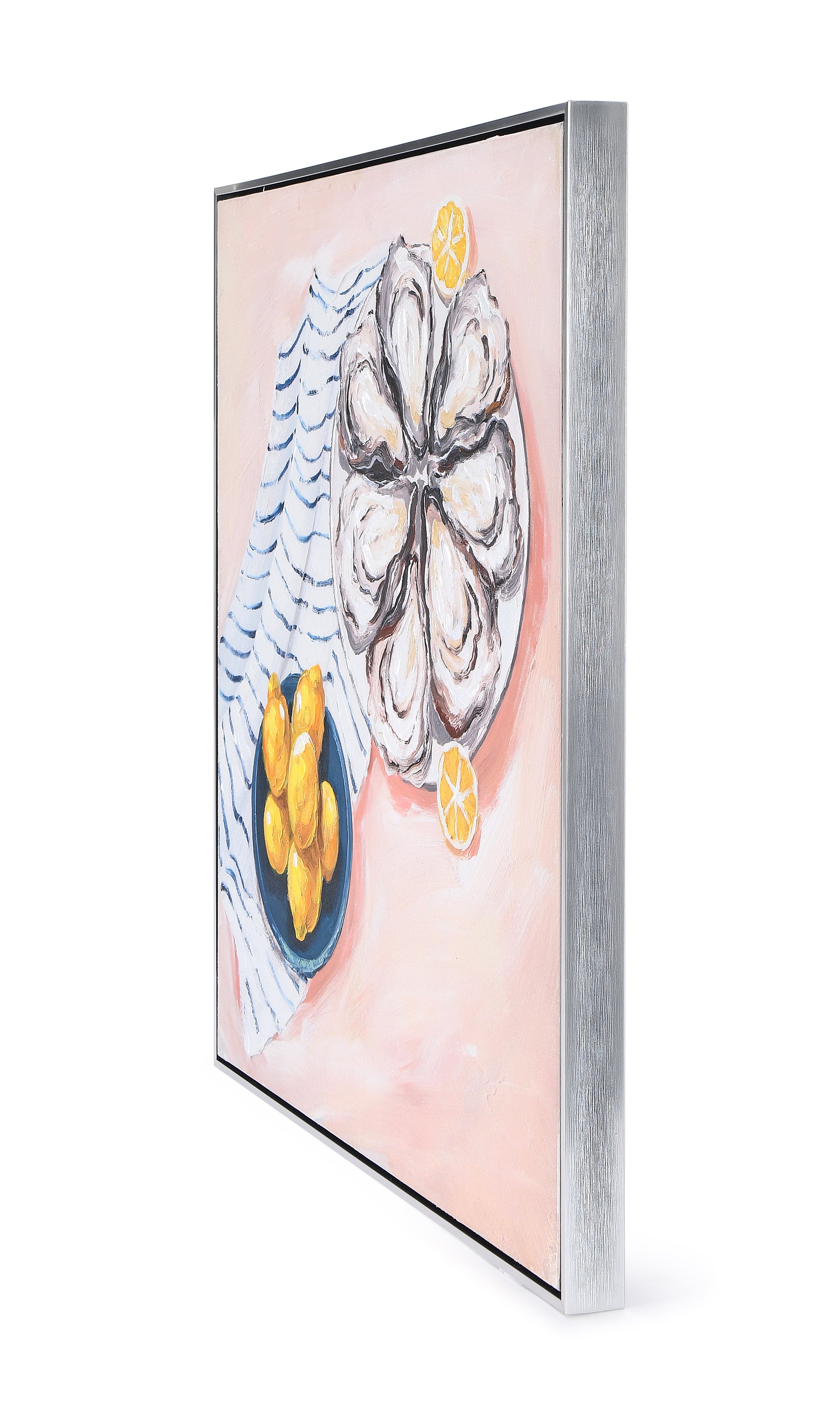 Oysters in a Pink Glow