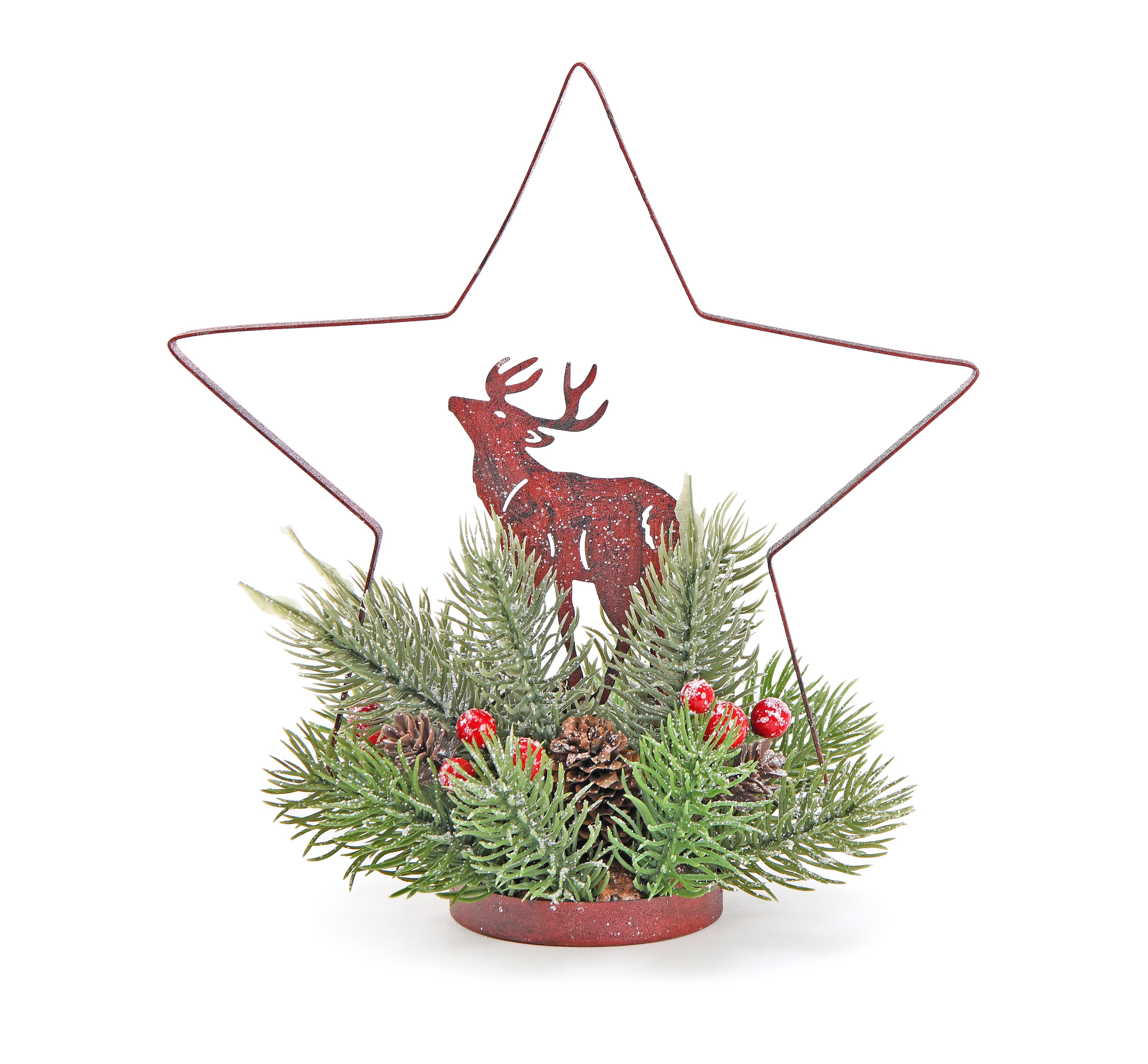 Red Deer in Star. 22 cm