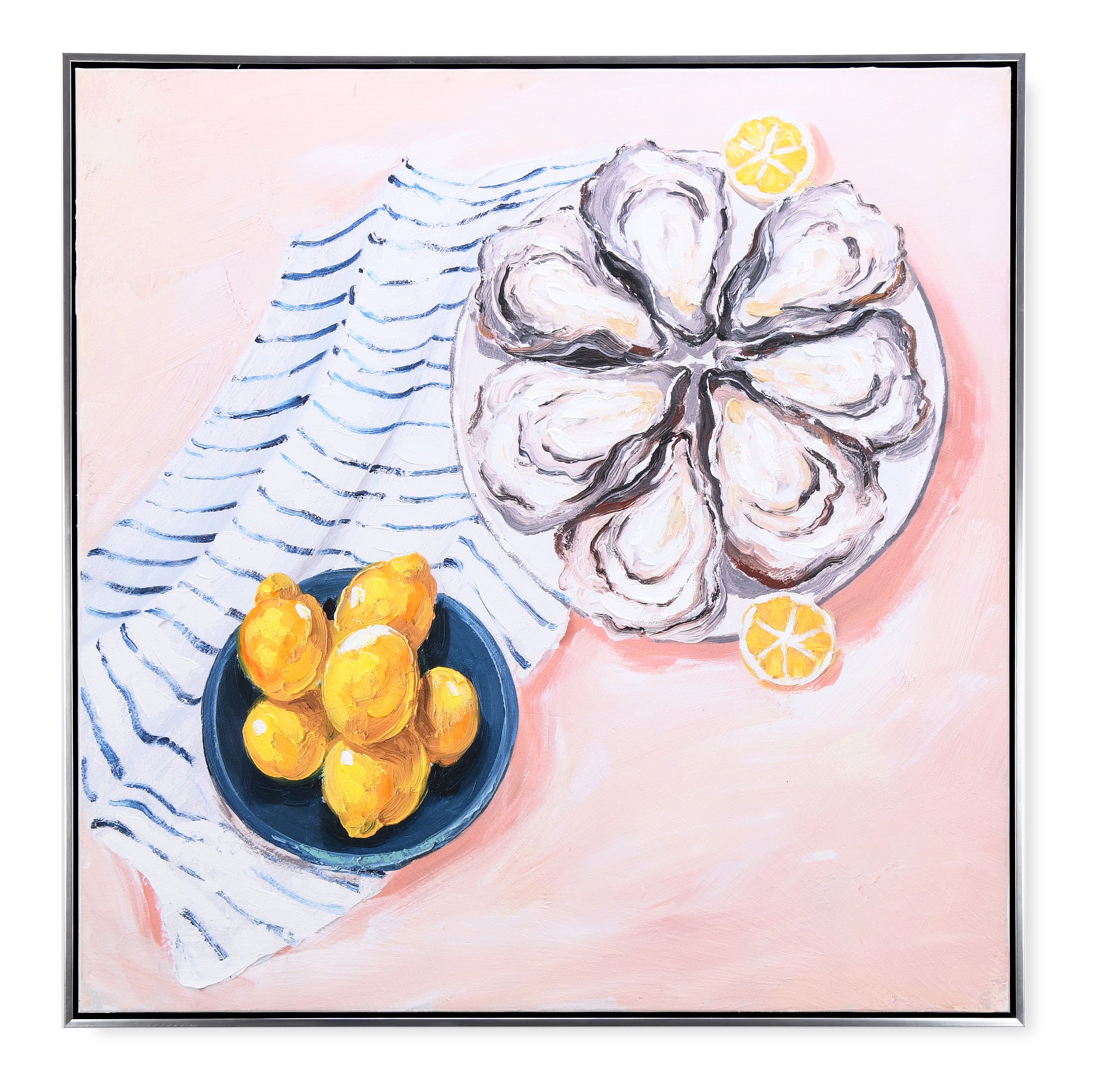 Oysters in a Pink Glow